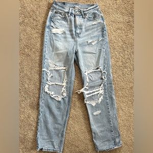American Eagle Highest Rise 90’s Boyfriend Jeans Size 000 X-Short